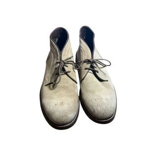 Johnston & Murphy Tan Suede Chukka Boots Mens Size 13 Wingtip 20-2656 Preppy